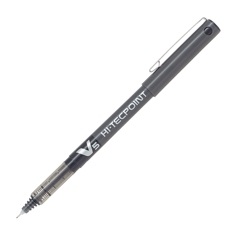 LAPIZ TINTA PILOT HI-TECPOINT V-5 0.5 NEGRO 1