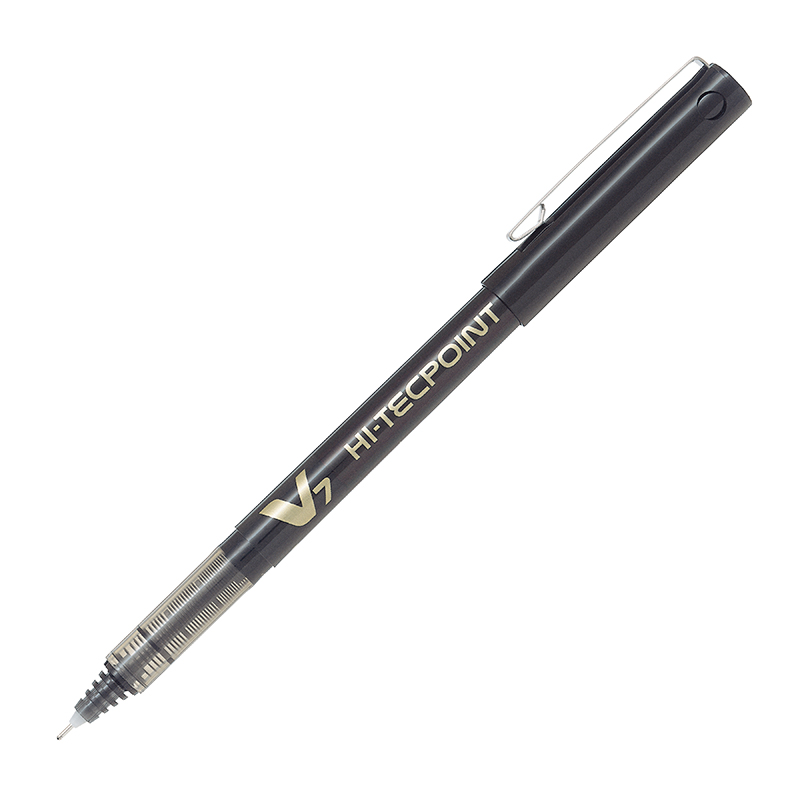 LAPIZ TINTA PILOT HI-TECPOINT V-7 0.7 NEGRO 1