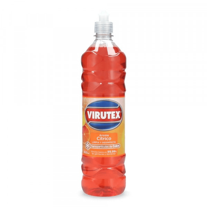 ANTIBACTERIAL VIRUTEX NANOPARTICULAS COBRE 900 ML CITRICO