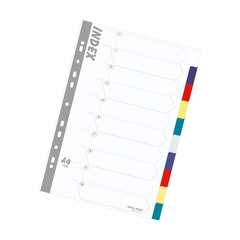 SEPARADOR VINILICO D/ZONE CARTA 10 POS 1