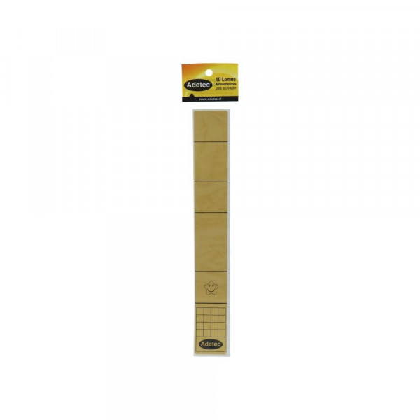 LOMO ARCHIVADOR OFICIO ANGOSTO BEIGE ( 10 UNIDADES) 1