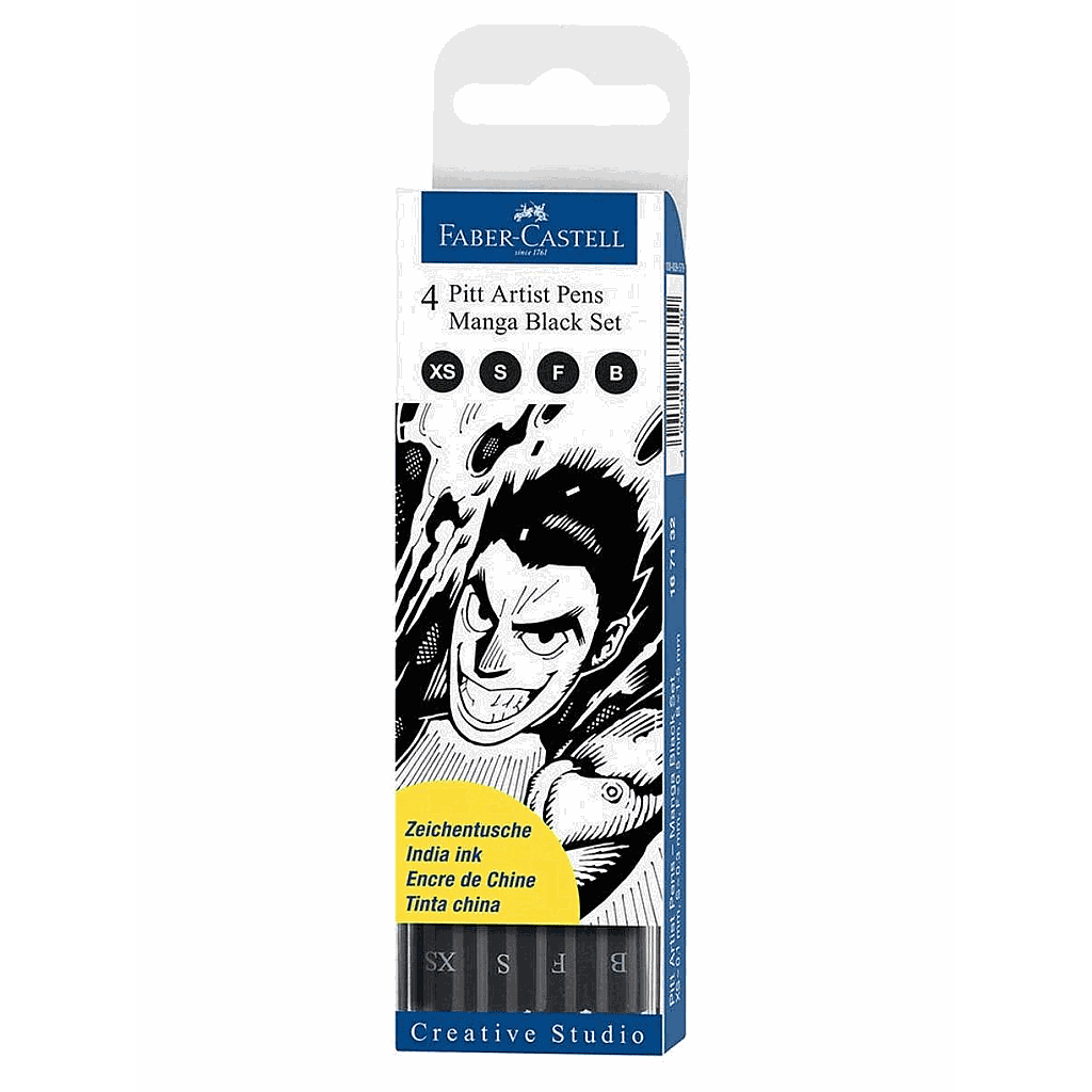 SET 4 MARCADORES MANGA-BLACK  1