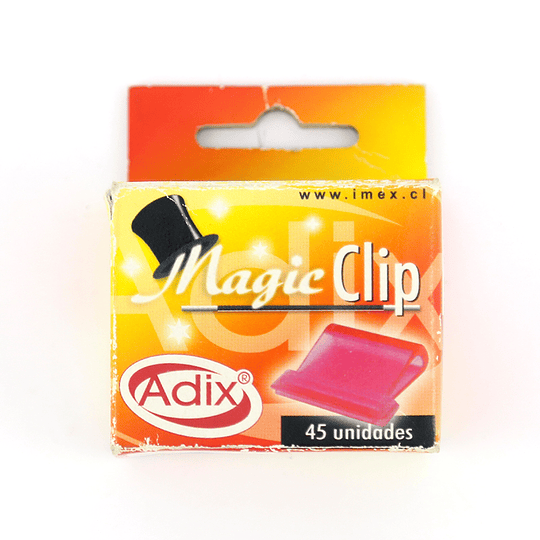 MAGIC CLIPS ADIX PLASTICOS 4.8 mm COLORES