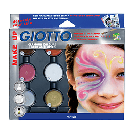 LAPIZ PINTA CARA GIOTTO CREMA 6 COLORES GLAMOUR 