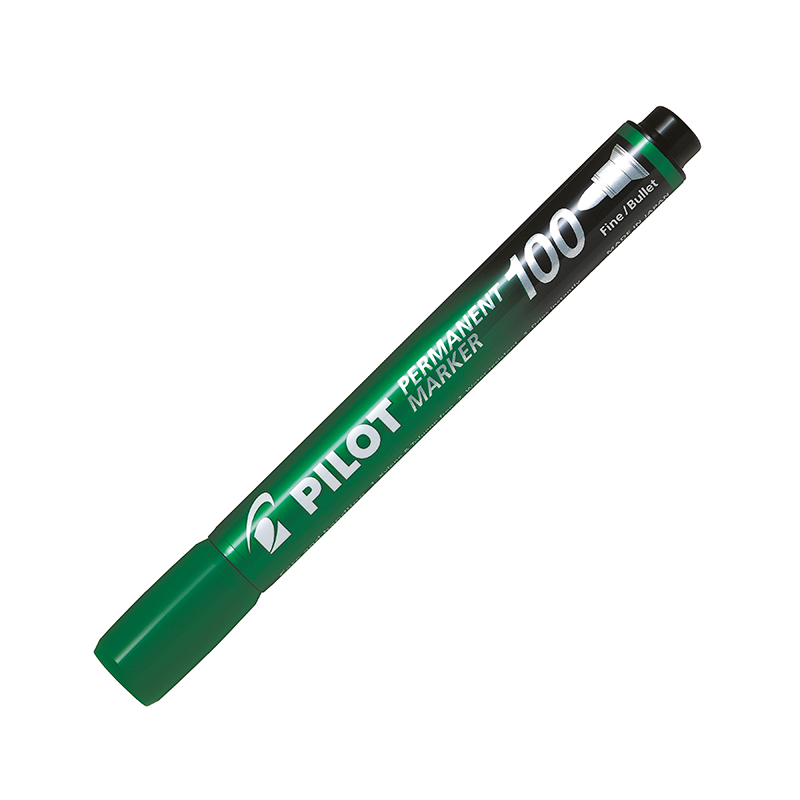 PLUMON PILOT PERMANENTE DESECHABLE FINO VERDE  1