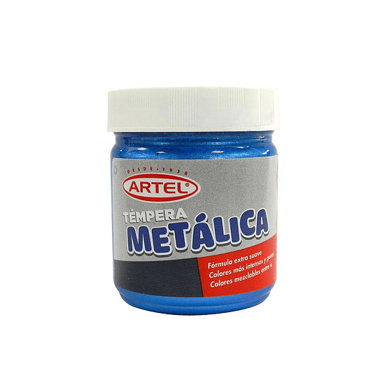 TEMPERA METALICA ARTEL AZUL 100 ml. 