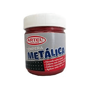 TEMPERA METALICA ARTEL BURDEO 100 ml. 