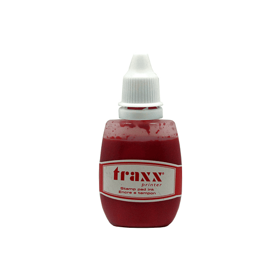 TINTA PARA TAMPON TRAXX 28 ml ROJA (4417)