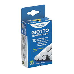 TIZA GIOTTO ROBERCOLOR 10 UNID. BLANCA