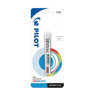 TUBO MINA PILOT 0.7 COLORES ROJO-AZUL-VERDE