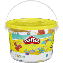 MASA PLAY-DOH MINI CUBETA PLAYA TAPA AMARILLA