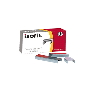 CORCHETE ISOFIT 26/6 1000 UNID. ( CO ) ( CH )