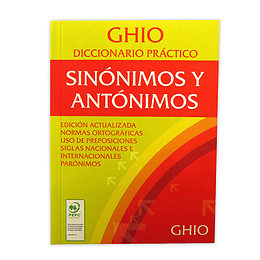 DICCIONARIO GHIO PRACTICO SINONIMOS Y ANTONIMOS