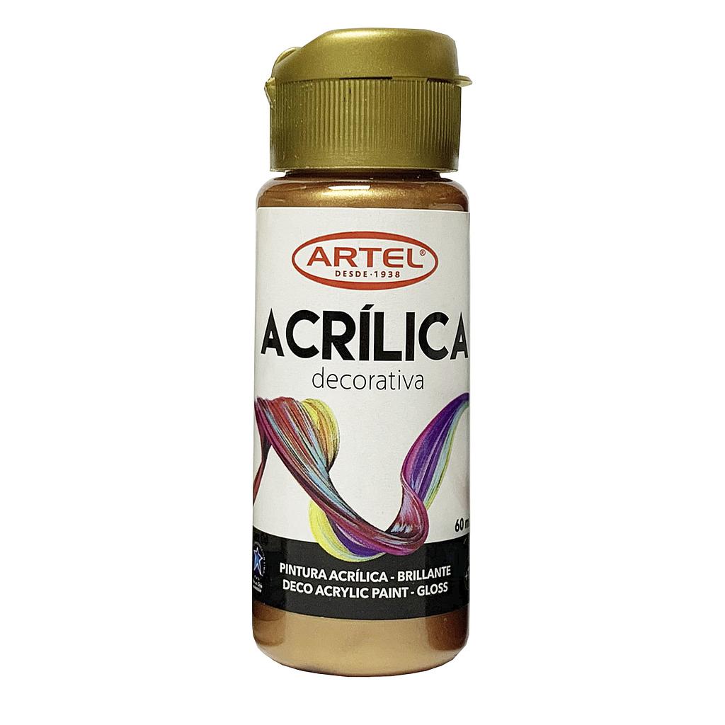 PINTURA ACRILICA ARTEL 60ml DECO METAL BRONCE N° 992 1