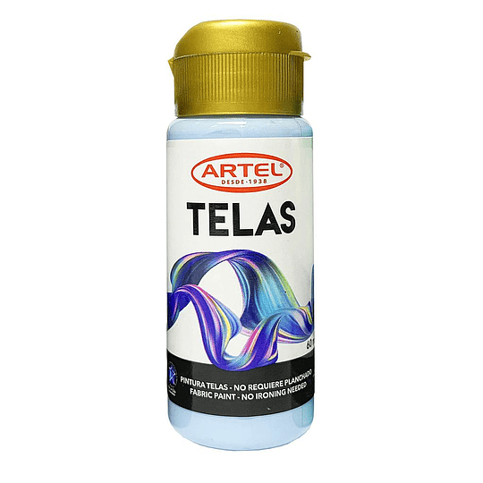 PINTURAS P/ TELAS ARTEL 60 ml PASTEL CELESTE N° 100