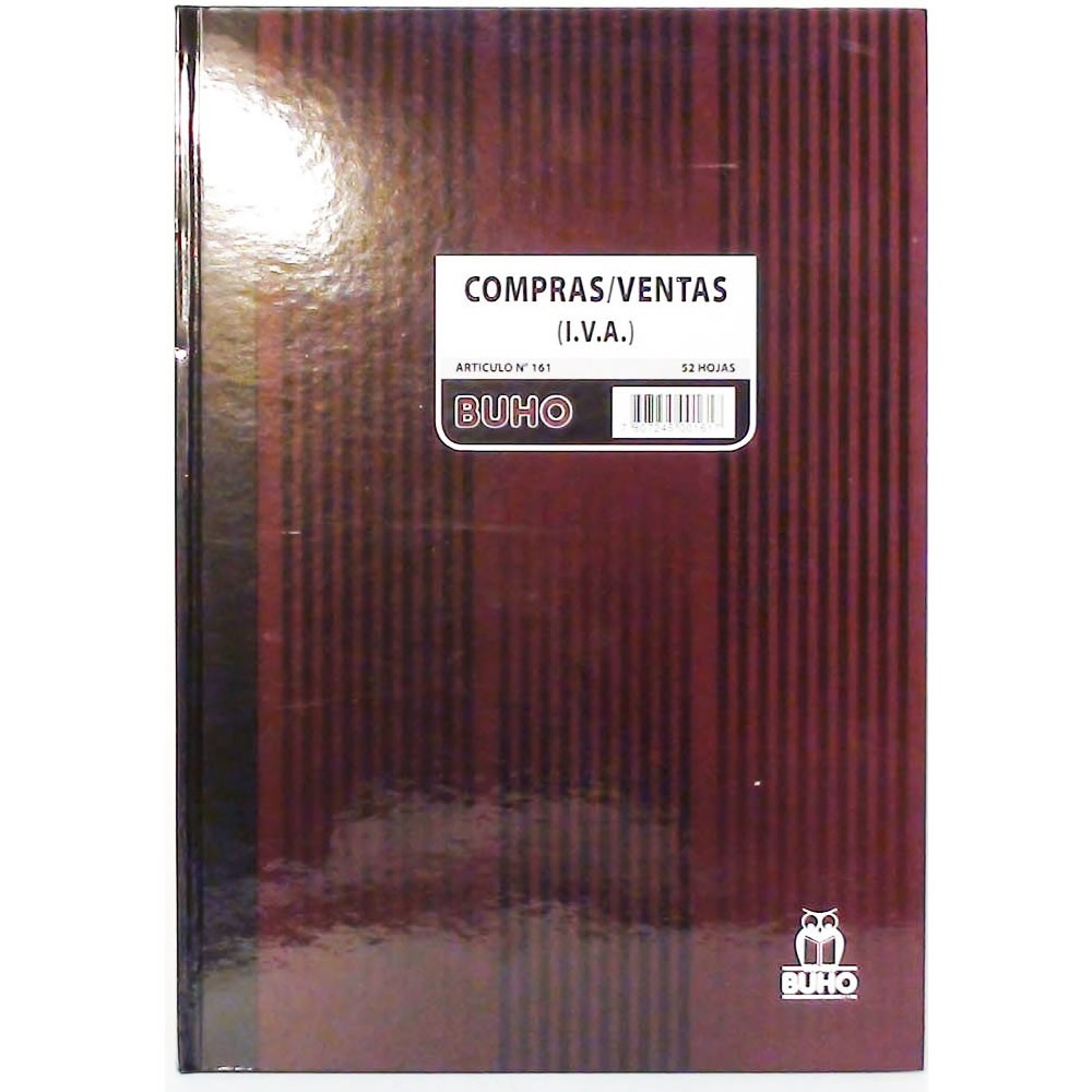LIBRO COMPRA Y VENTA BUHO 52 Hjs (ART-161) 1