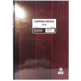 LIBRO COMPRA Y VENTA BUHO 52 Hjs (ART-161)