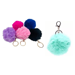 LLAVERO GLAM POMPON COL/SURTIDOS 1 Unid.