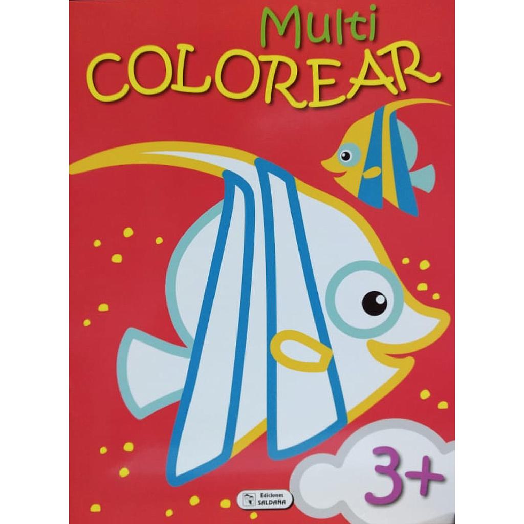 ACTIVIDADES LIBRO MULTI COLOREAR 3+ EDIC.SALDAÑA CPC127 1