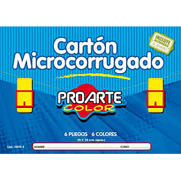 ESTUCHE DE CARTON M/CORRUGADO PROARTE  