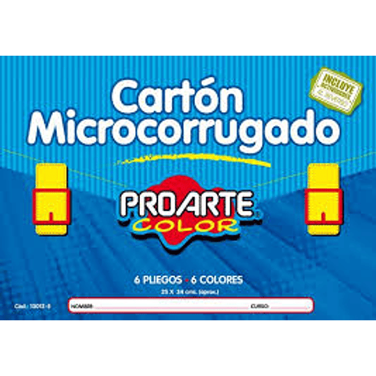 ESTUCHE DE CARTON M/CORRUGADO PROARTE  