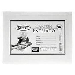 CARTON ENTELADO ARTEL 20 X 25 