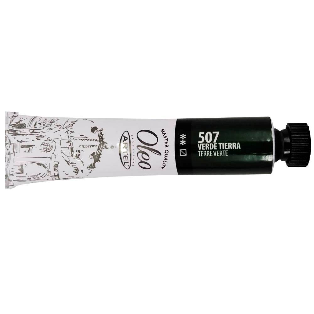 PINTURA OLEO ARTEL 22ML VERDE TIERRA N°507 1