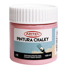 PINTURA ARTEL CHALKY EFECTO TIZA 100ML. ROSA