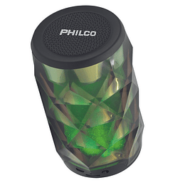 PARLANTE PHILCO BT/MICROSD/FM/MIC DIAMOND RGB 260BK