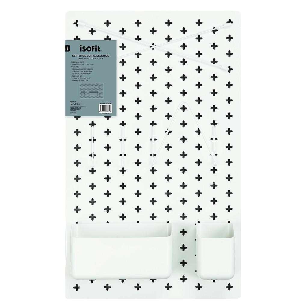 SET ACCESORIOS DE PARED ISOFIT OFFICE 59,7 X 37,2 CM.  1