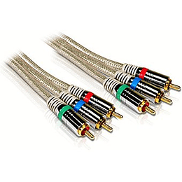 CABLE AUDIO Y VIDEO RCA A RCA PHILIPS 1.2 MTS SWA4131