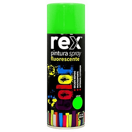 PINTURA SPRAY REX FLUORESCENTE VERDE 400ML