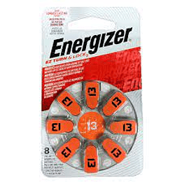 PILAS ENERGIZER PARA AUDIFONOS N13 1.4V PACK 8