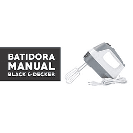 BATIDORA MANUAL B&D  175W MX150W-CL