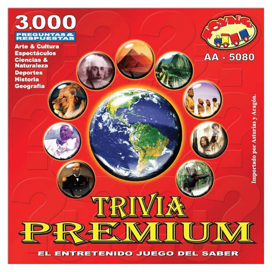 TRIVIA PREMIUM 3000 PREGUNTAS AA-5080