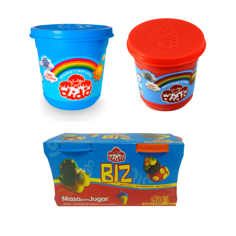 MASA DIDO DOS COLORES 220 Grs 1