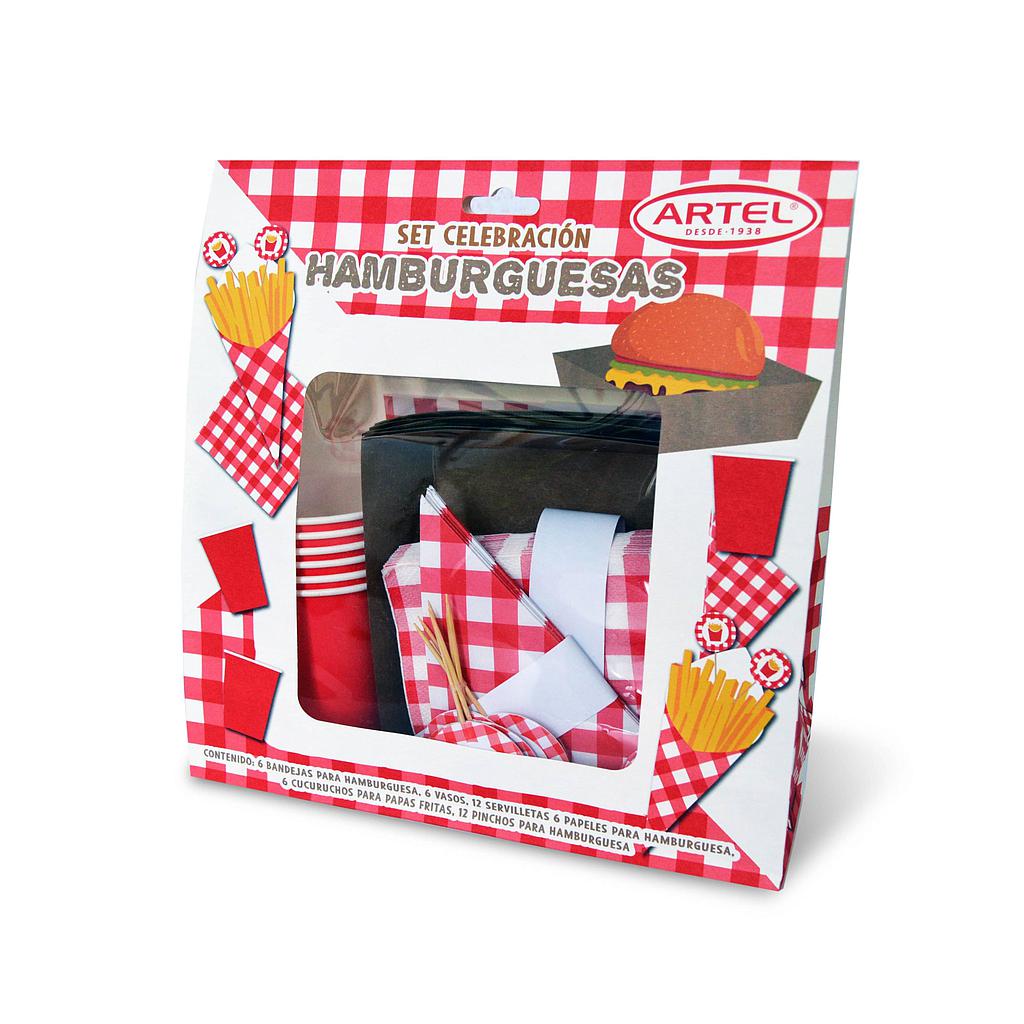 SET CELEBRACION HAMBURGUESAS ARTEL ( DESC. ) 1