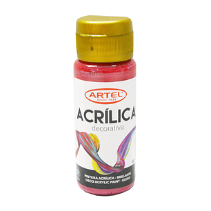 PINTURA ACRILICA ARTEL 60ml DECO ROSADO N° 880