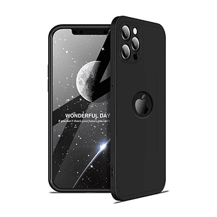 CARCASA GKK 360° IPHONE 12 PRO NEGRA
