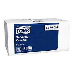 SERVILLETA COCKTAIL TORK UNIVERSAL 200 UNIDADES