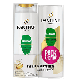 PACK SHAMPOO + ACONDICIONADOR PANTENE RESTAURACION 