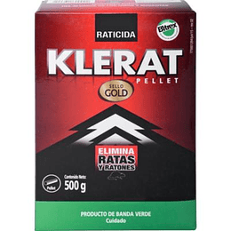 RATICIDA KLERAT PELLET 500 GRS