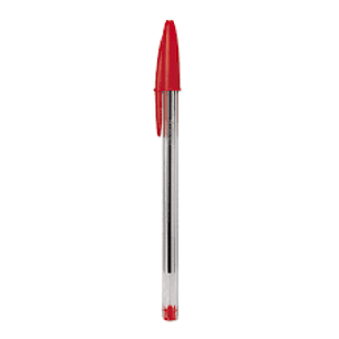 LAPIZ BIC CRISTAL ROJO 