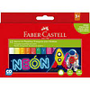 PLASTICINA FABER-CASTELL NEON 12 COLORES 1