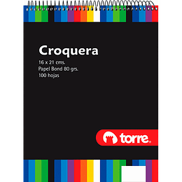 BLOCK CROQUERA CARTA TORRE 100 Hjs 21.6 x 27.9