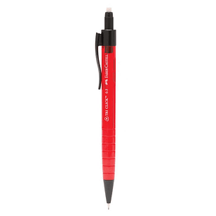 PORTAMINA FABER TRI-CLICK 0.7 mm NEON ROJO