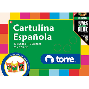 ESTUCHE TORRE CARTULINA ESPAÑOLA 10 UND. 25 X 32,5 CMS. ( CM )