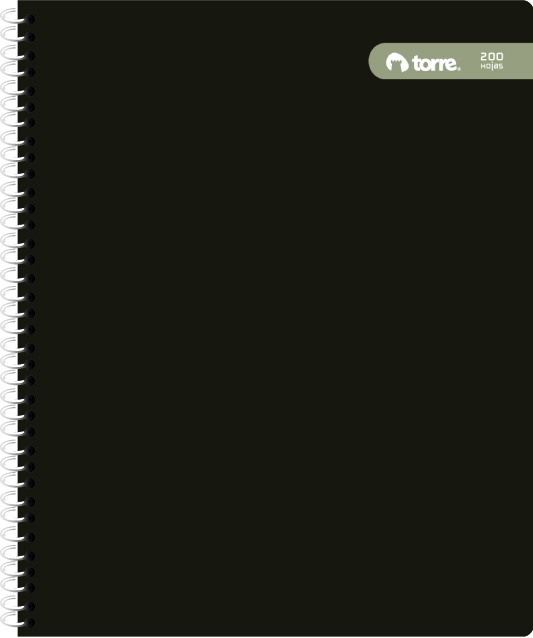 CUADERNO TORRE UNIV. 7mm 200 Hjs CLASICO UNIVERSITY 1