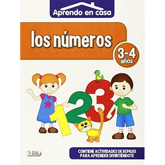 LIBRO APRENDO EN CASA LOS NUMEROS EDIC.SALDAÑA (3-4 A) (CAC003)
