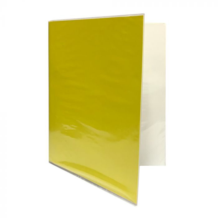 CARPETA PLASTIFICADA COLOR AMARILLA ( CH ) 1
